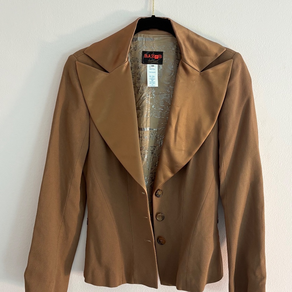 Vintage Bazar by Christian Lacroix Blazer | Made in France | Size 38 (Fits XS)
